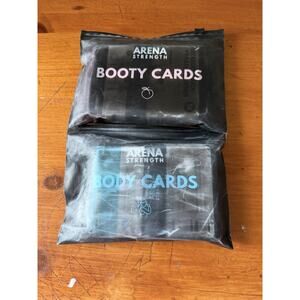 Arena Strength Workout Cards Set Body Cards & Booty Cards Fitness Training Deck